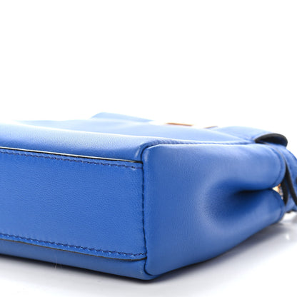 Fendi Nappa Micro Peekaboo Iconic Satchel Bluette 9 of 9