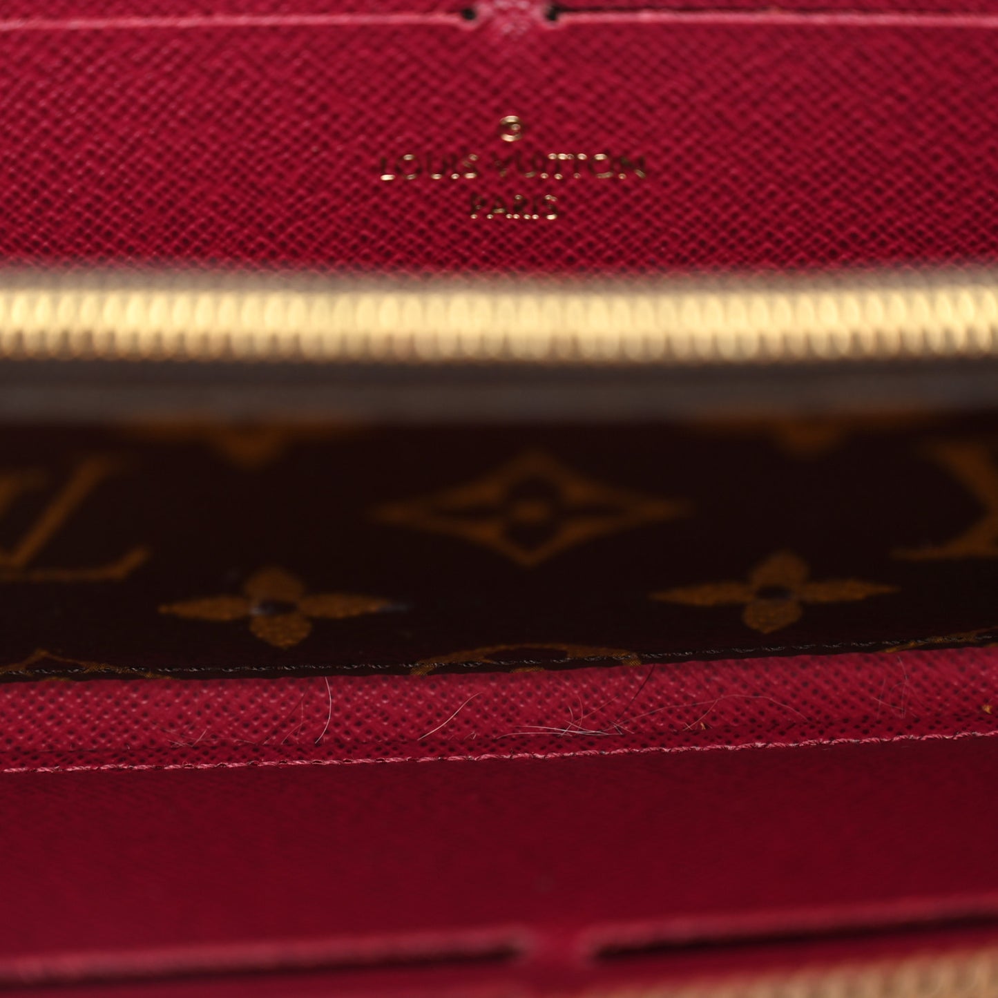 Monogram Clemence Wallet Fuchsia