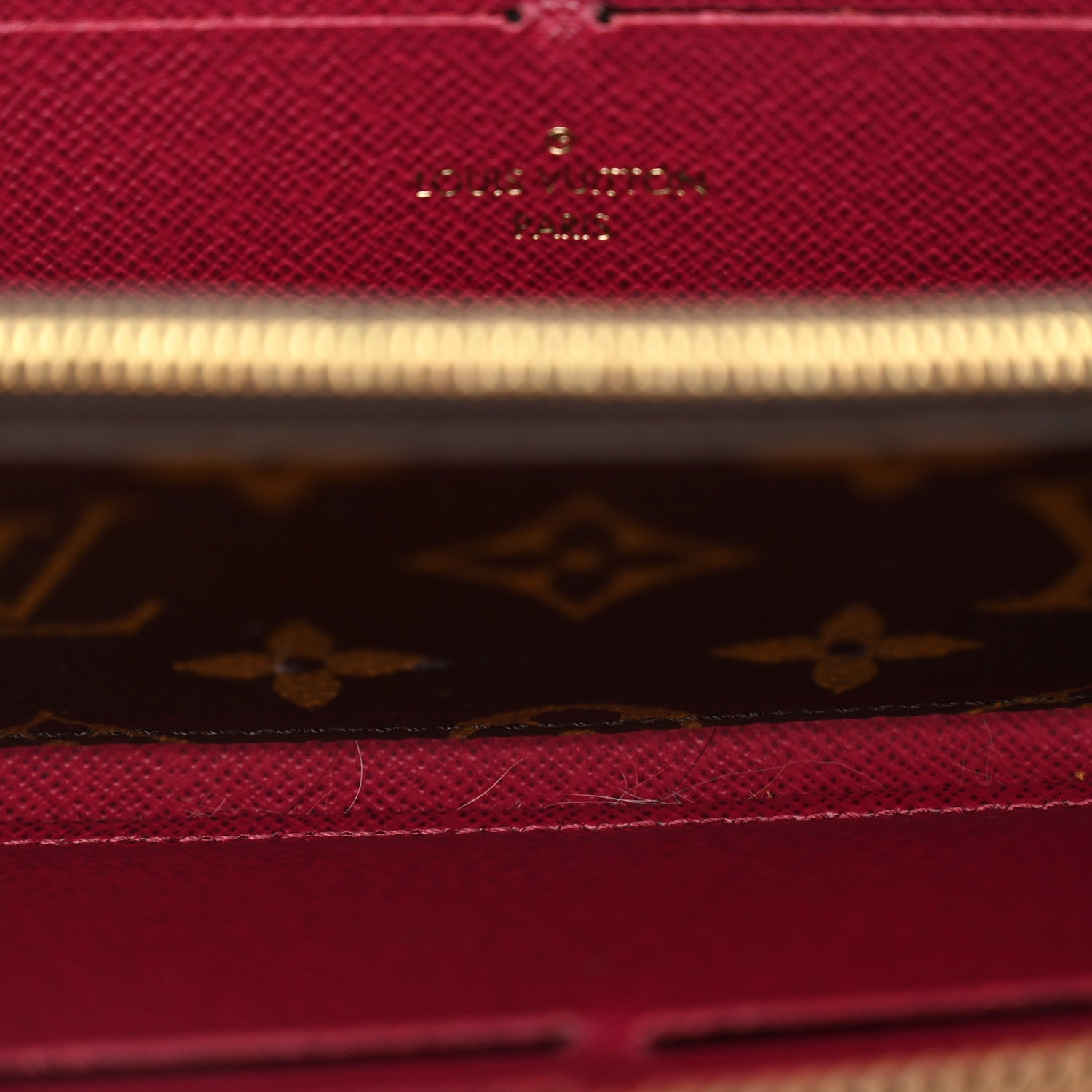 Louis Vuitton Monogram Clemence Wallet Fuchsia 6 of 9