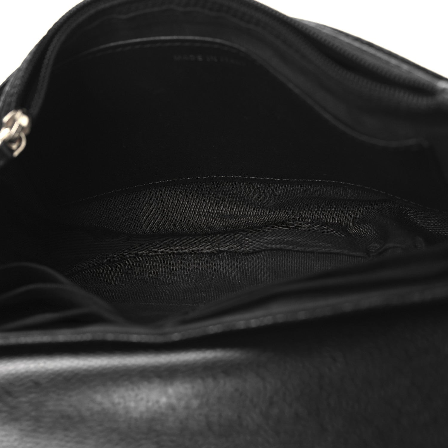 Chanel Caviar Half Moon Wallet On Chain WOC Black 5 of 12