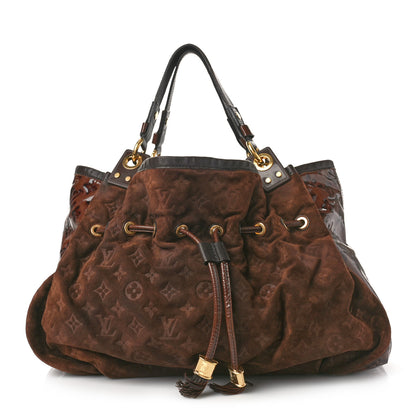 Louis Vuitton Suede Patent Monogram Irene Espresso 1 of 8