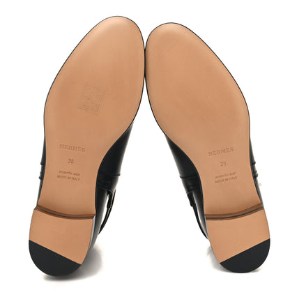 Hermes Calfskin Neo Low Boots 38 Black 5 of 8