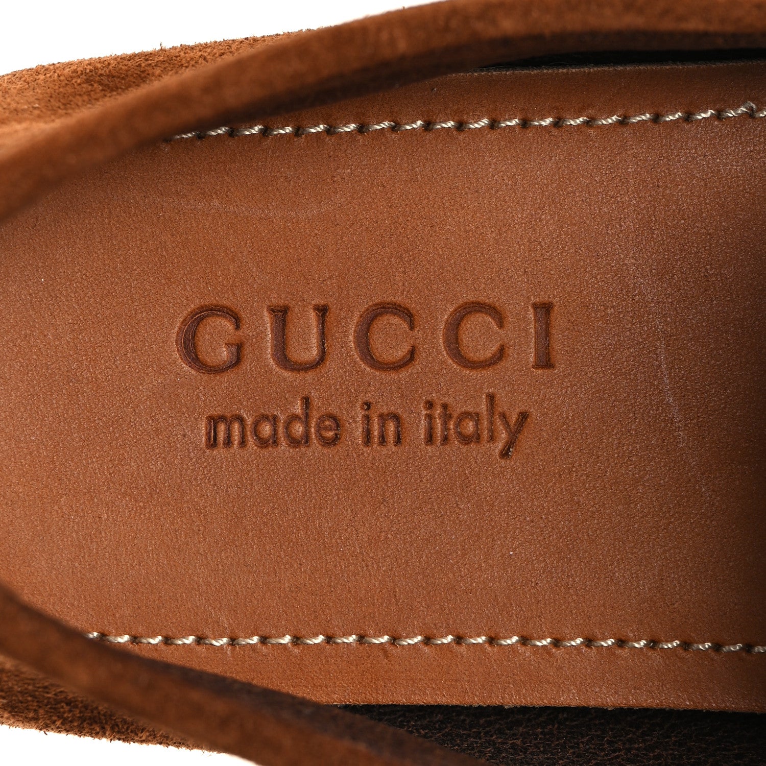 Gucci Suede Mens Horsebit Driver Loafers 10 Cuir 9 of 9