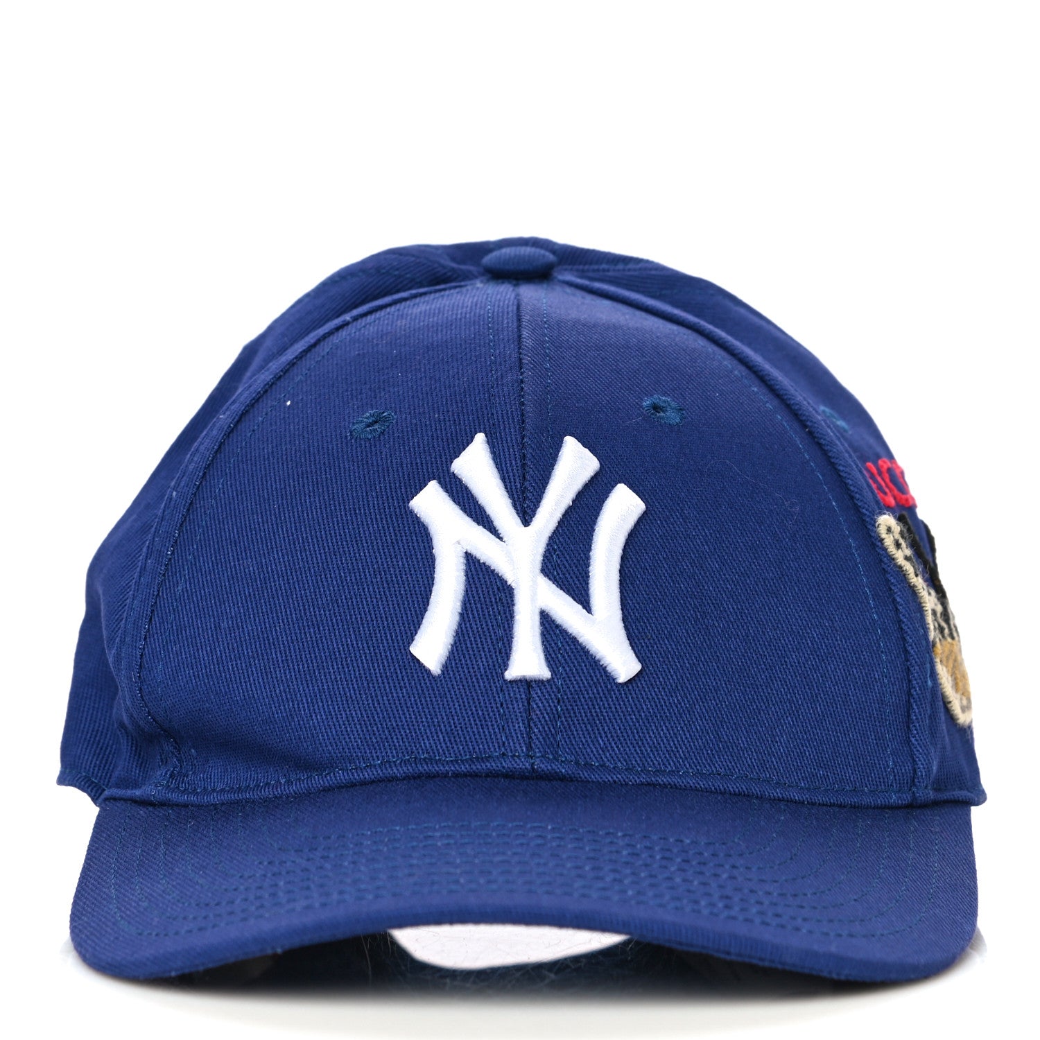 Gucci X MLB Cotton NY Yankees Baseball Hat 57-61 Blue 2 of 8