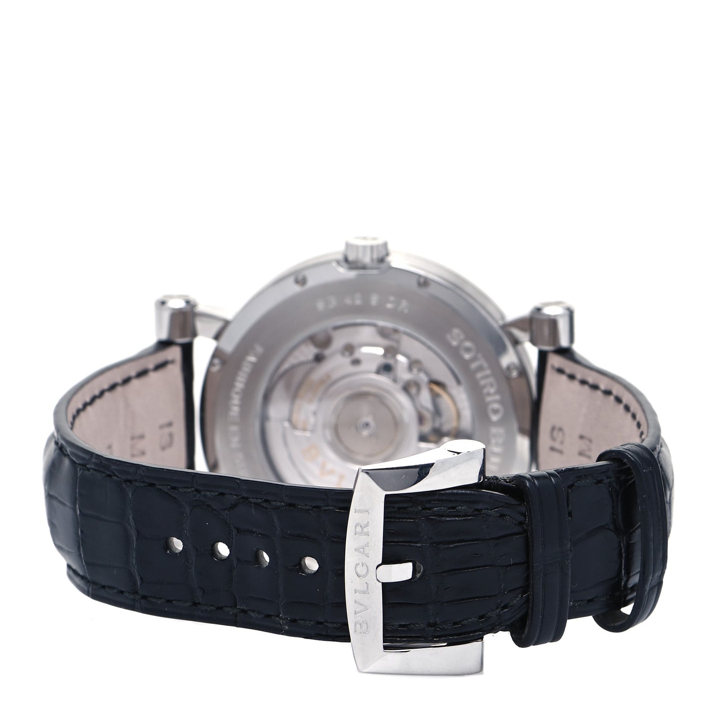 Stainless Steel Alligator 42mm Sotirio Retrograde Date Automatic Watch