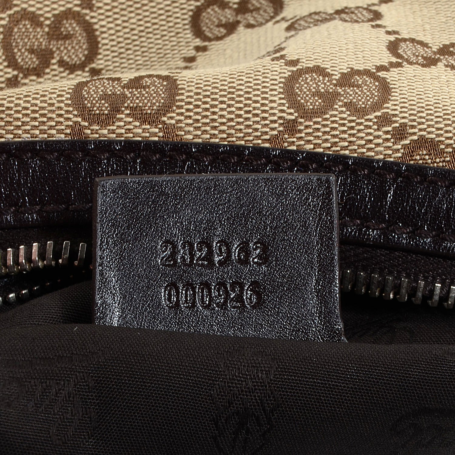 Gucci Monogram GG Twins Medium Hobo Dark Brown 7 of 7