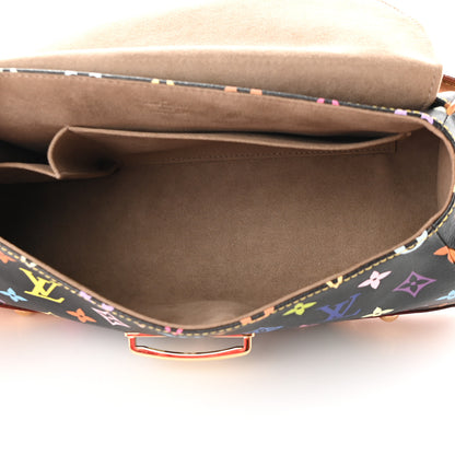 Louis Vuitton Monogram Multicolor Beverly MM Black 5 of 16