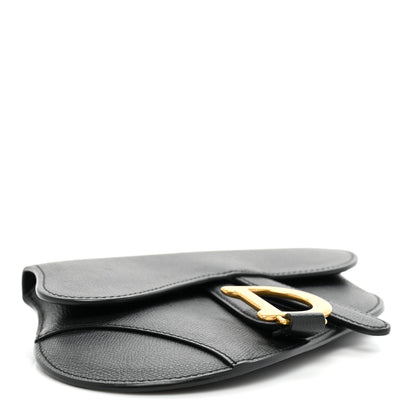 Christian Dior Calfskin Saddle Belt Bag Black 4 of 8