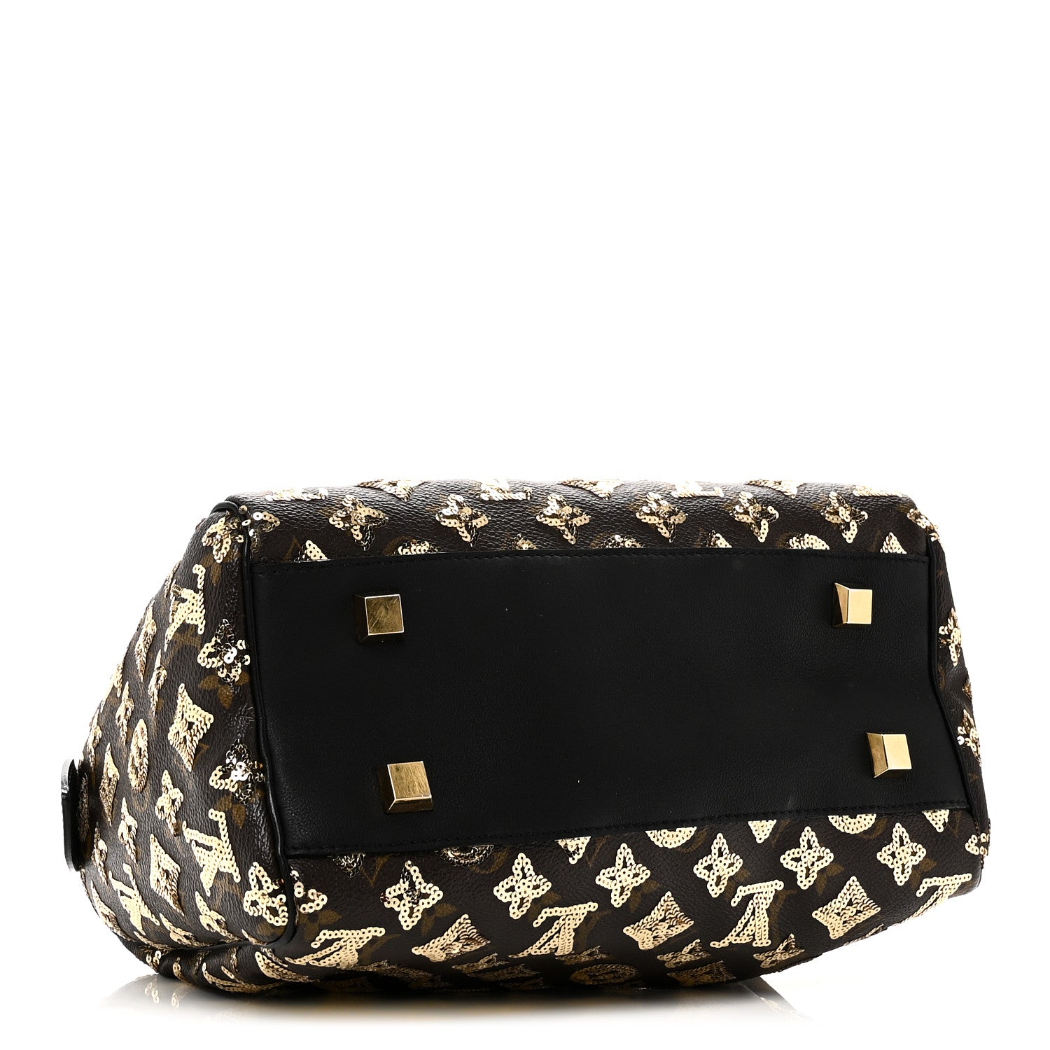 Louis Vuitton Monogram Sequins Eclipse Speedy 28 Gold 4 of 9