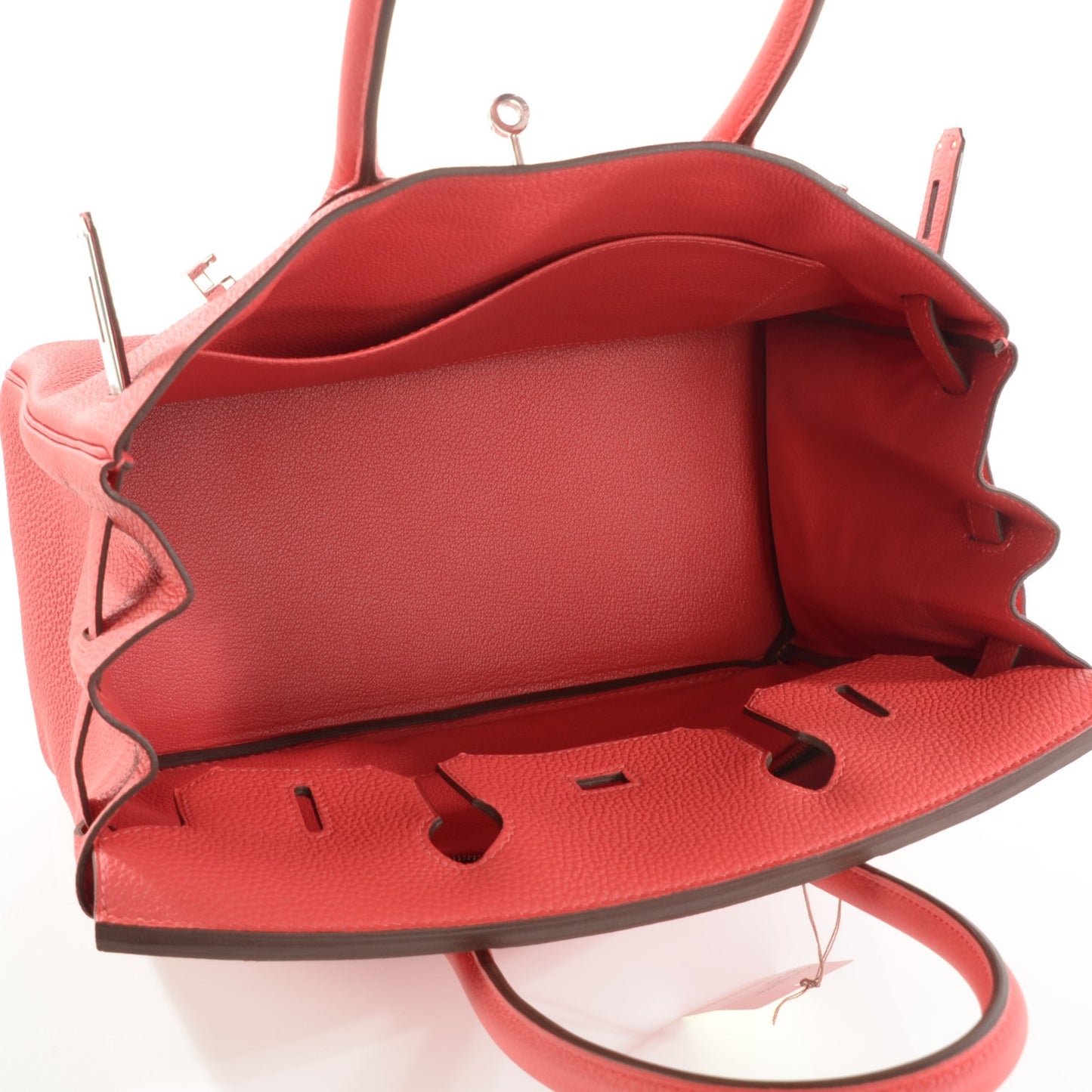 Togo Birkin 30 Rouge Pivoine