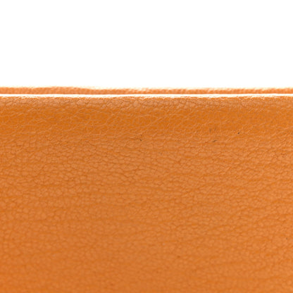 Hermes Chevre Mysore Calvi Card Case Moutarde 8 of 11
