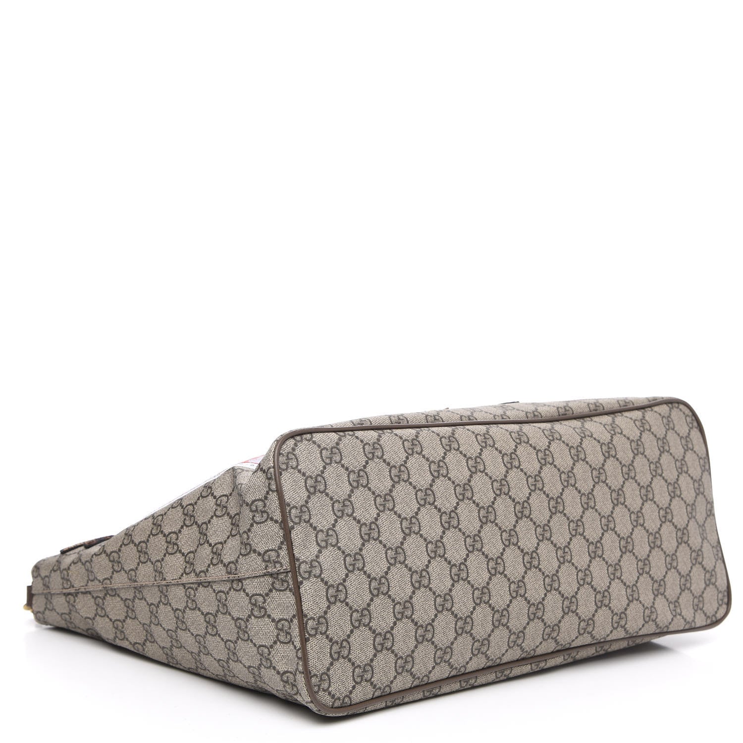 Gucci Soft GG Supreme Monogram Courrier Medium Crossbody Tote Beige New Acero 4 of 10