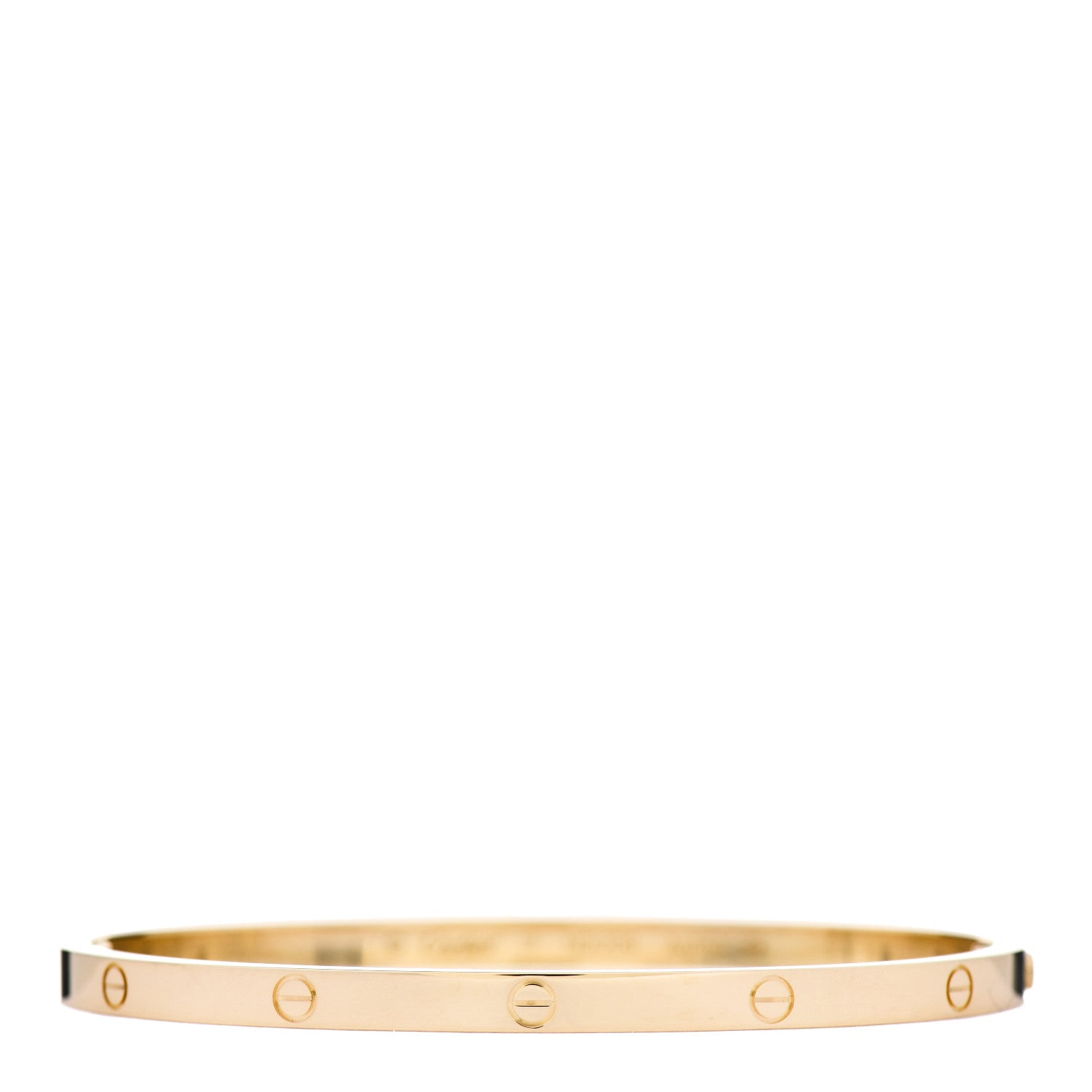 Cartier 18K Yellow Gold Small LOVE Bracelet 17 1 of 5