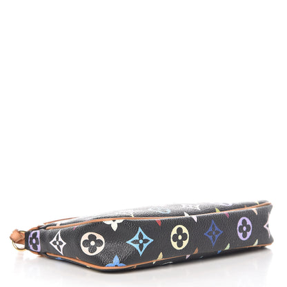 Louis Vuitton Monogram Multicolor Pochette Accessories Black 4 of 10