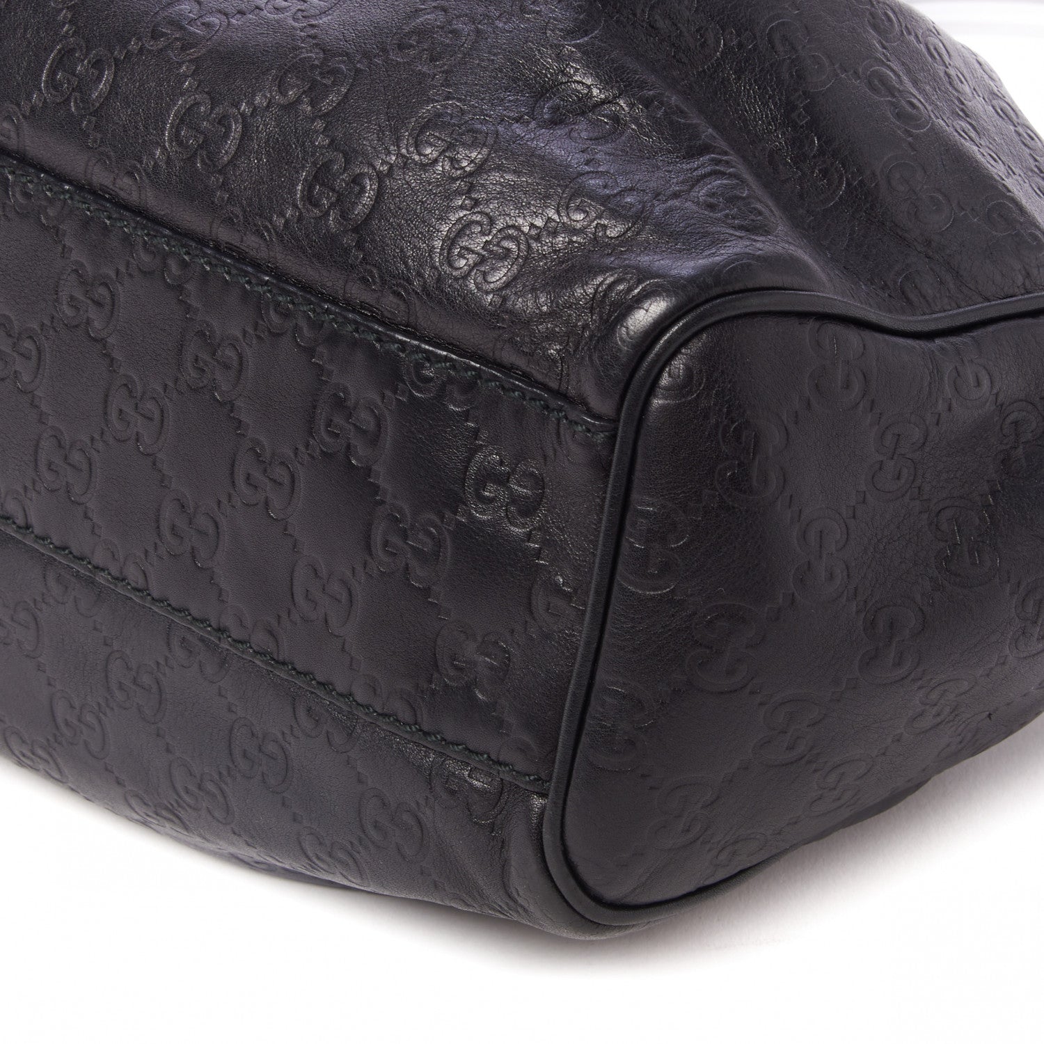 Gucci Guccissima Medium Sukey Tote Black 5 of 9
