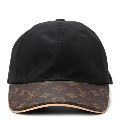 Louis Vuitton Polyester Silk Monogram LV Get Ready Cap M Black 3 of 7
