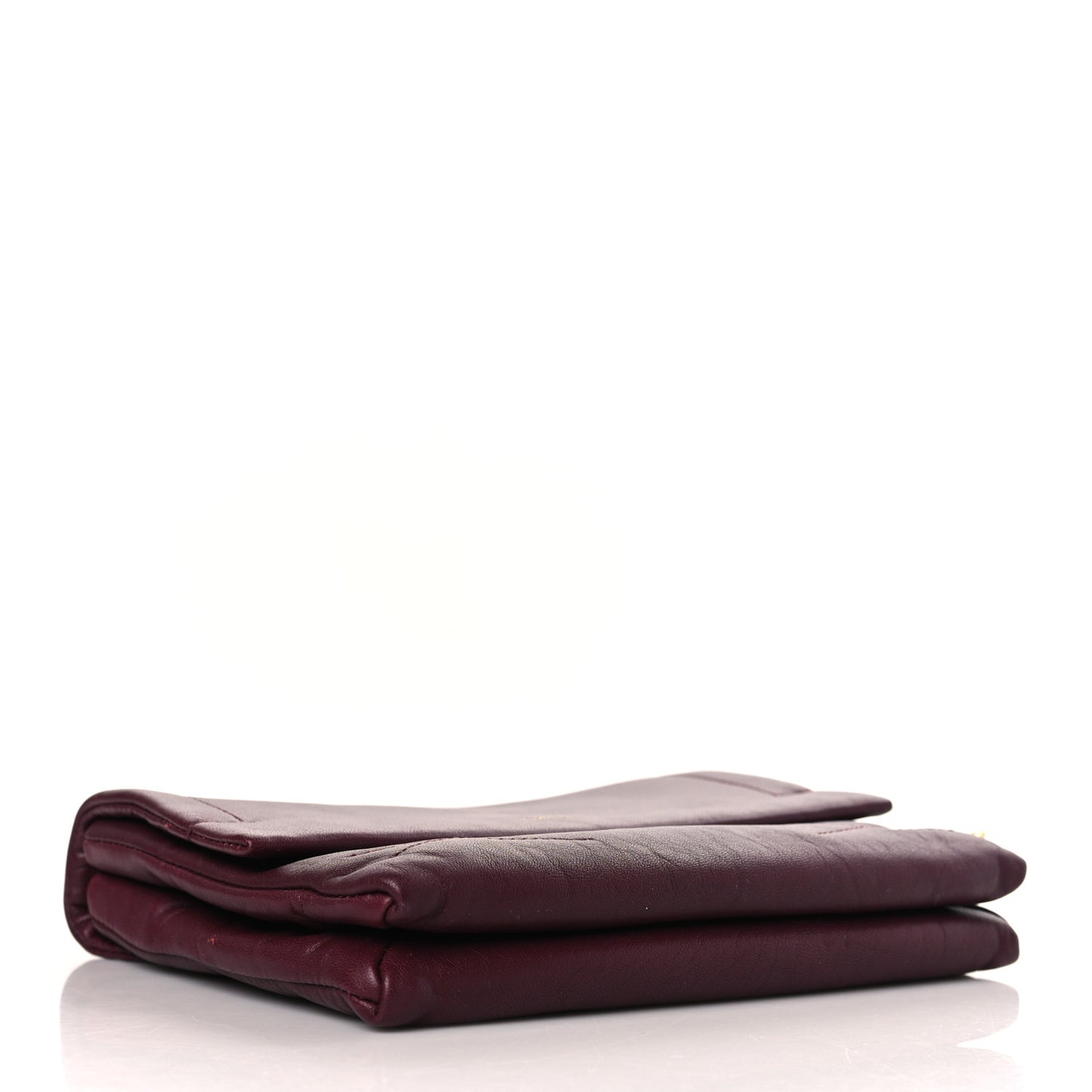 Lambskin Quilted Mini Sugar Flap Shoulder Bag Burgundy