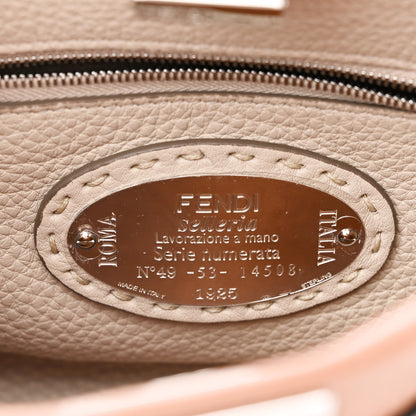 Fendi Cuoio Romano Selleria Bi-Color Mini Peekaboo Iconic Satchel Mou Milk 7 of 12
