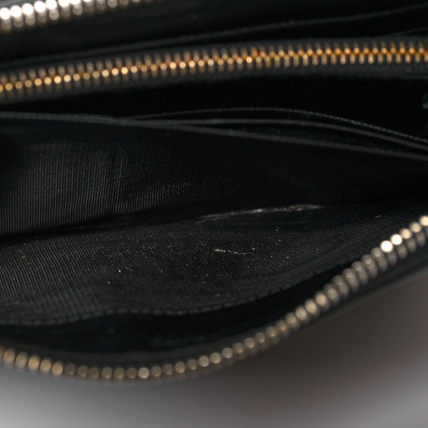 Prada Saffiano Fiocco Bow Zip Around Wallet Black 11 of 15