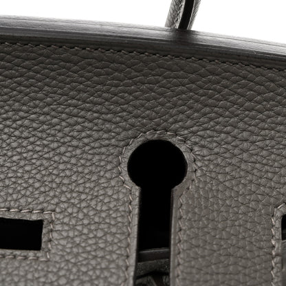 Hermes Togo Birkin 25 Gris Meyer 13 of 14