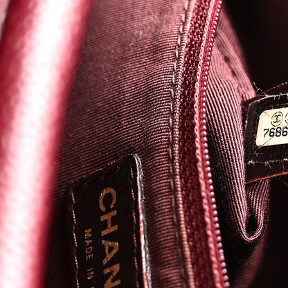 Chanel Caviar Quilted Petit Timeless Tote PTT Burgundy 7 of 10