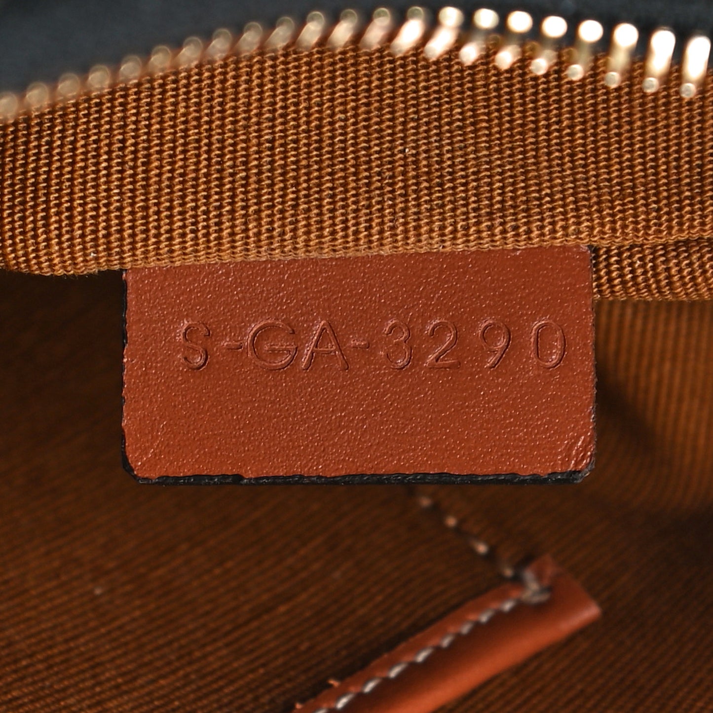 Triomphe Canvas Calfskin Ava Shoulder Bag Tan