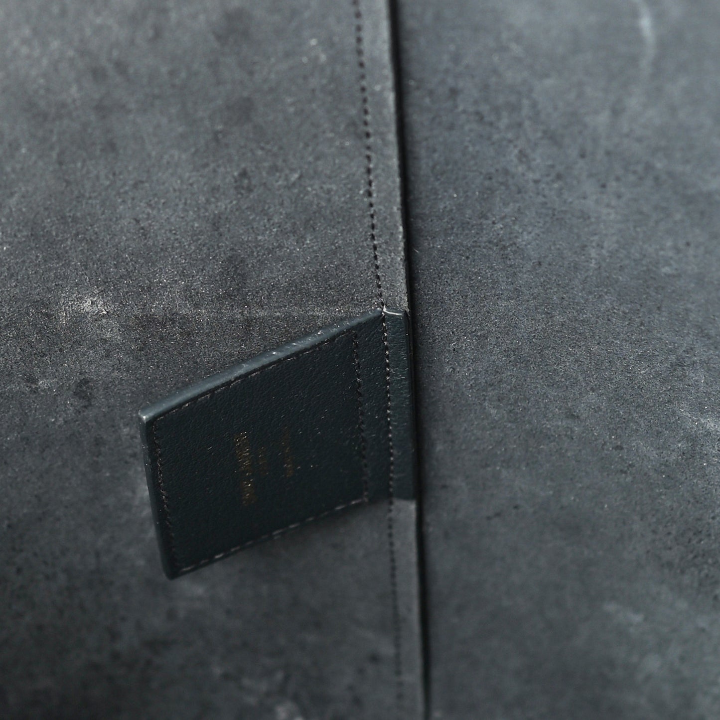 Calfskin Large Shopping Tote Dark Grey