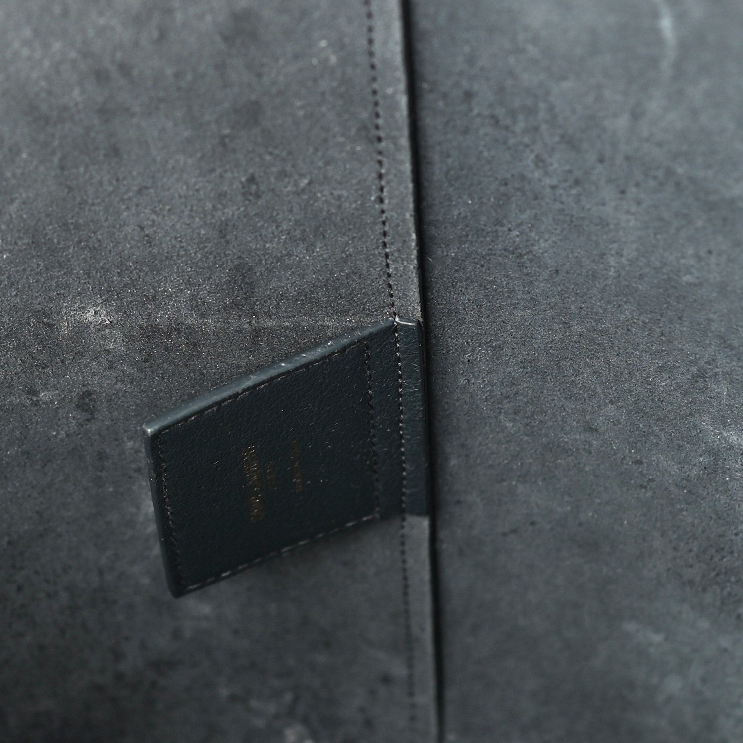 Saint Laurent Calfskin Large Shopping Tote Dark Grey 11 of 13