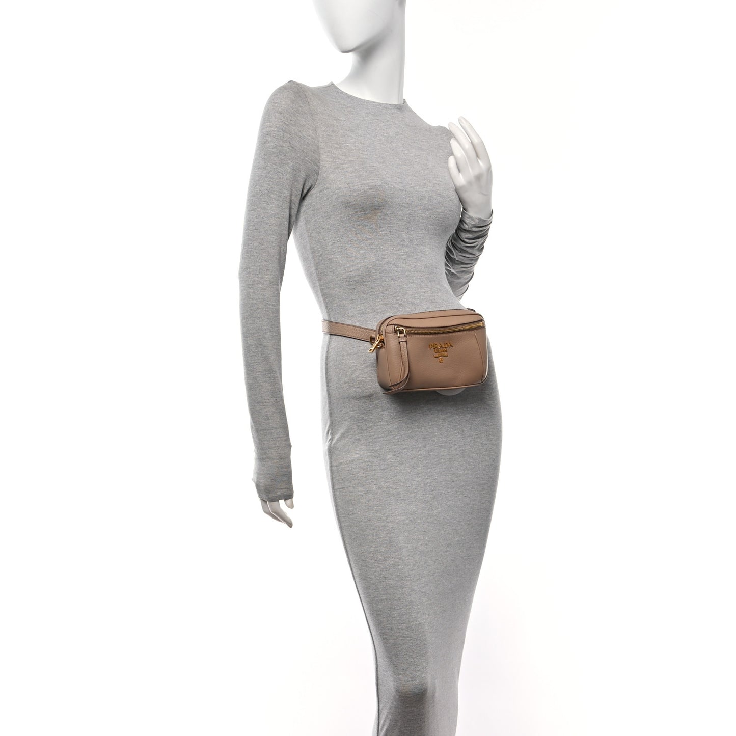 Vitello Daino Belt Bag Cammeo