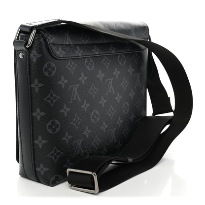 Louis Vuitton Monogram Eclipse District PM Black 3 of 9