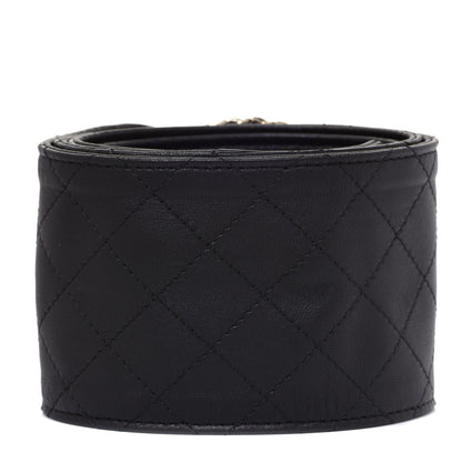 Chanel Lambskin Stitched Chain Belt Black 2 of 4