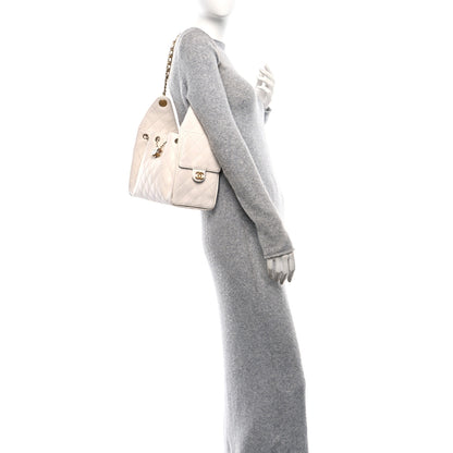 Chanel Caviar Quilted Small Chanel 25 Handbag White 3 of 11