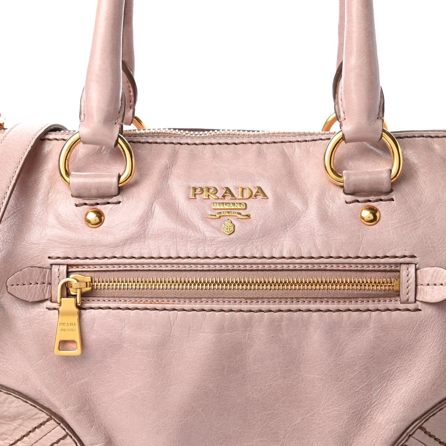 Vitello Shine Shopping Satchel Pesco