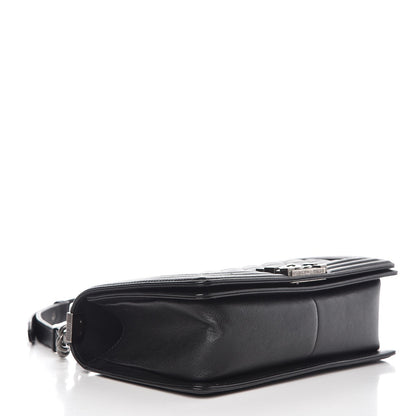 Chanel Calfskin Quilted Medium Boy Flap Black 4 of 8