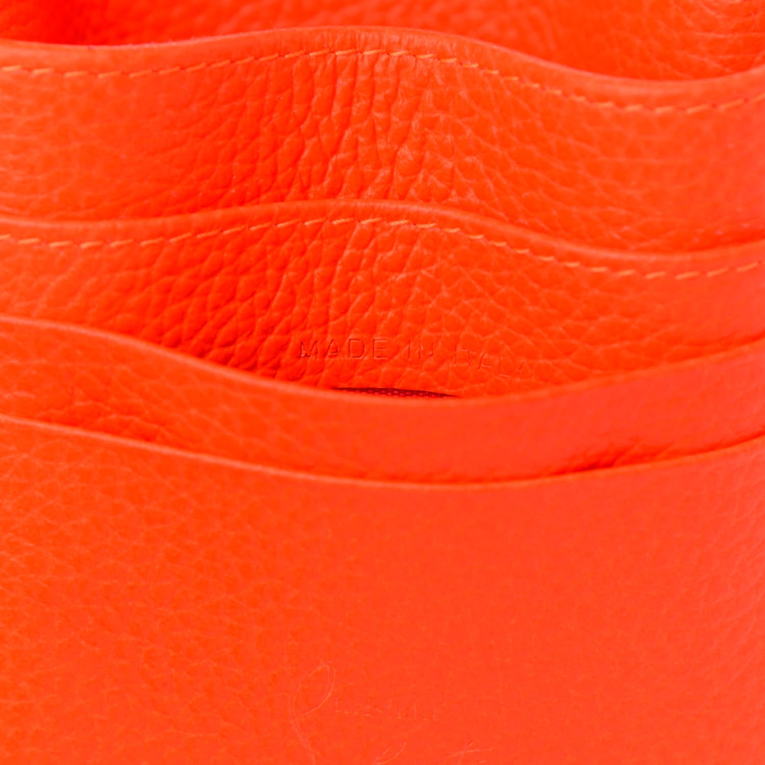Christian Louboutin Empire Calfskin Spikes Loubilab Clutch Sunrise 6 of 9