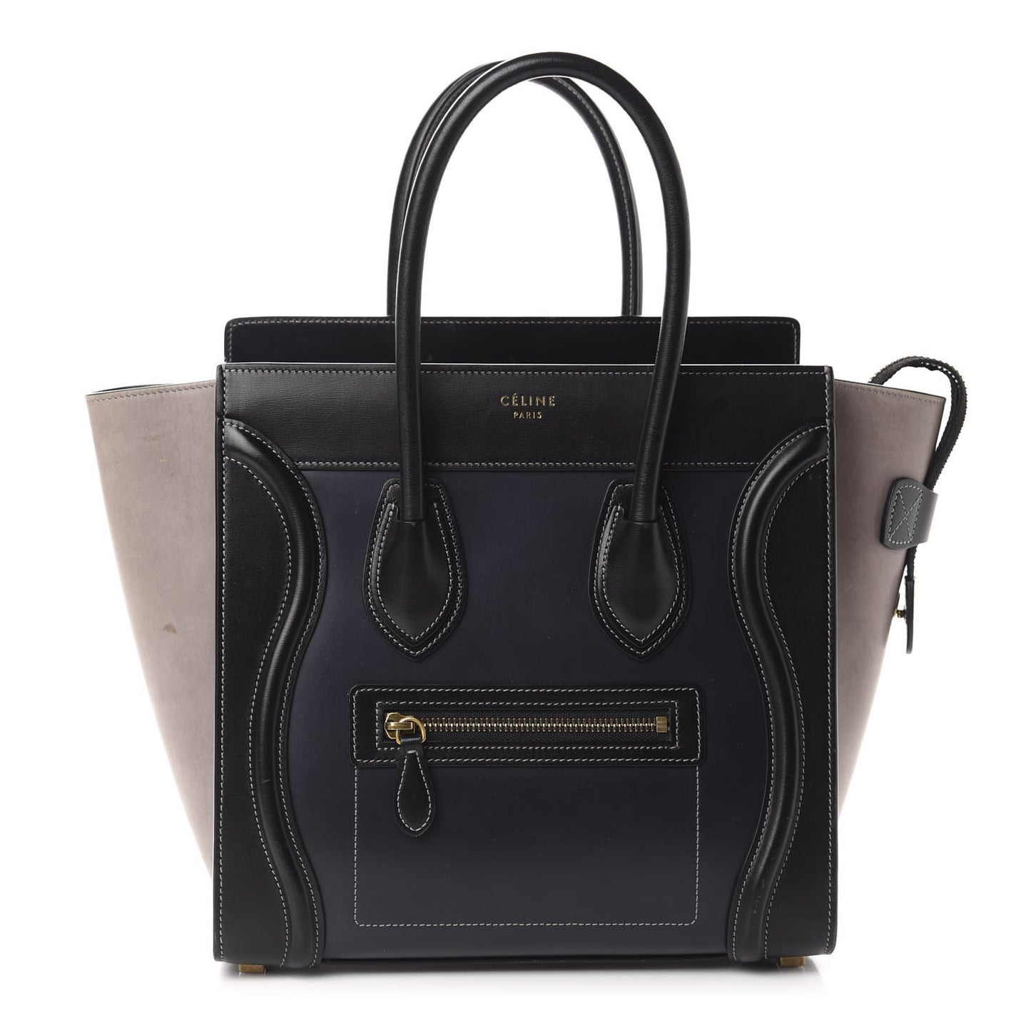 Micro Tri-Color Luggage Dark Blue