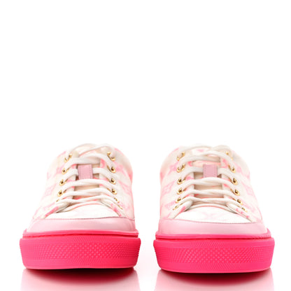 Louis Vuitton Technical Fabric Monogram Stellar Sneakers 38.5 Rose Pop 2 of 8