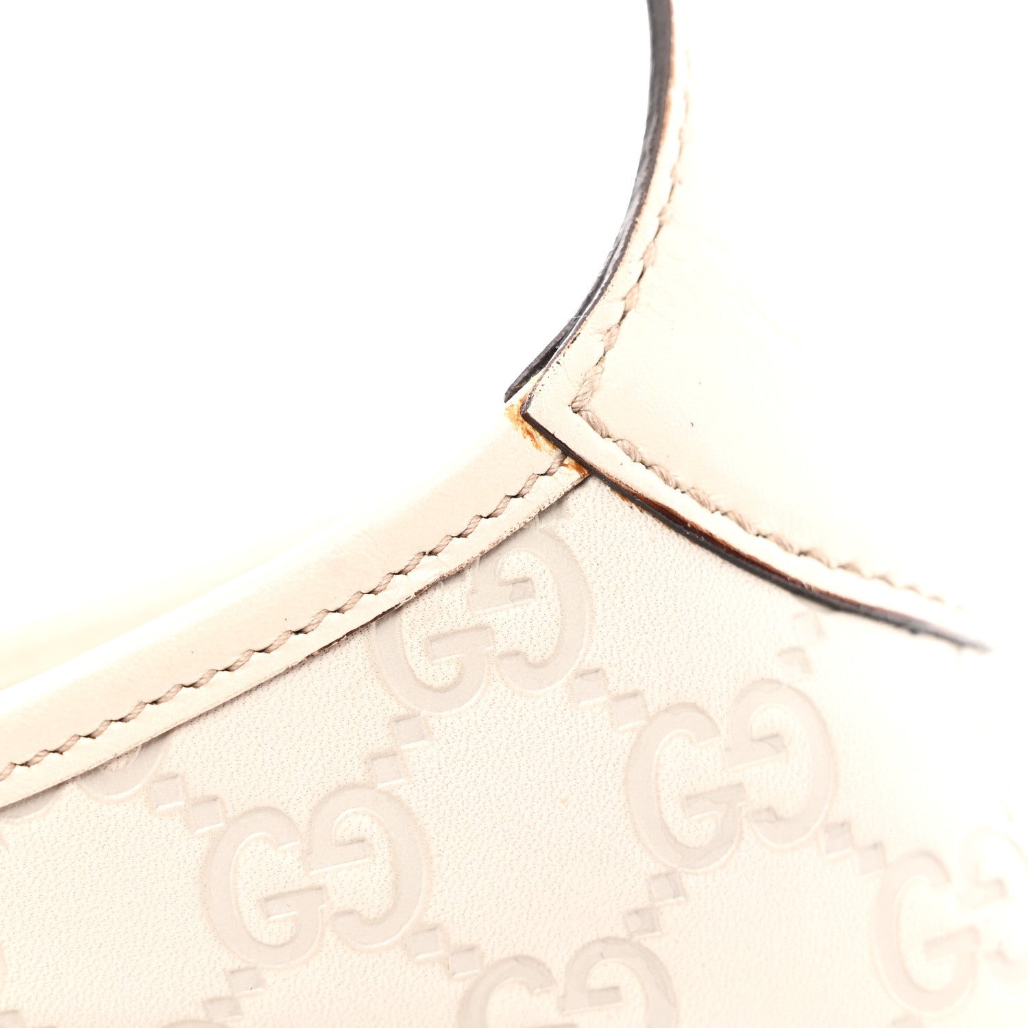 Gucci Guccissima Punch Hobo Off White 11 of 13