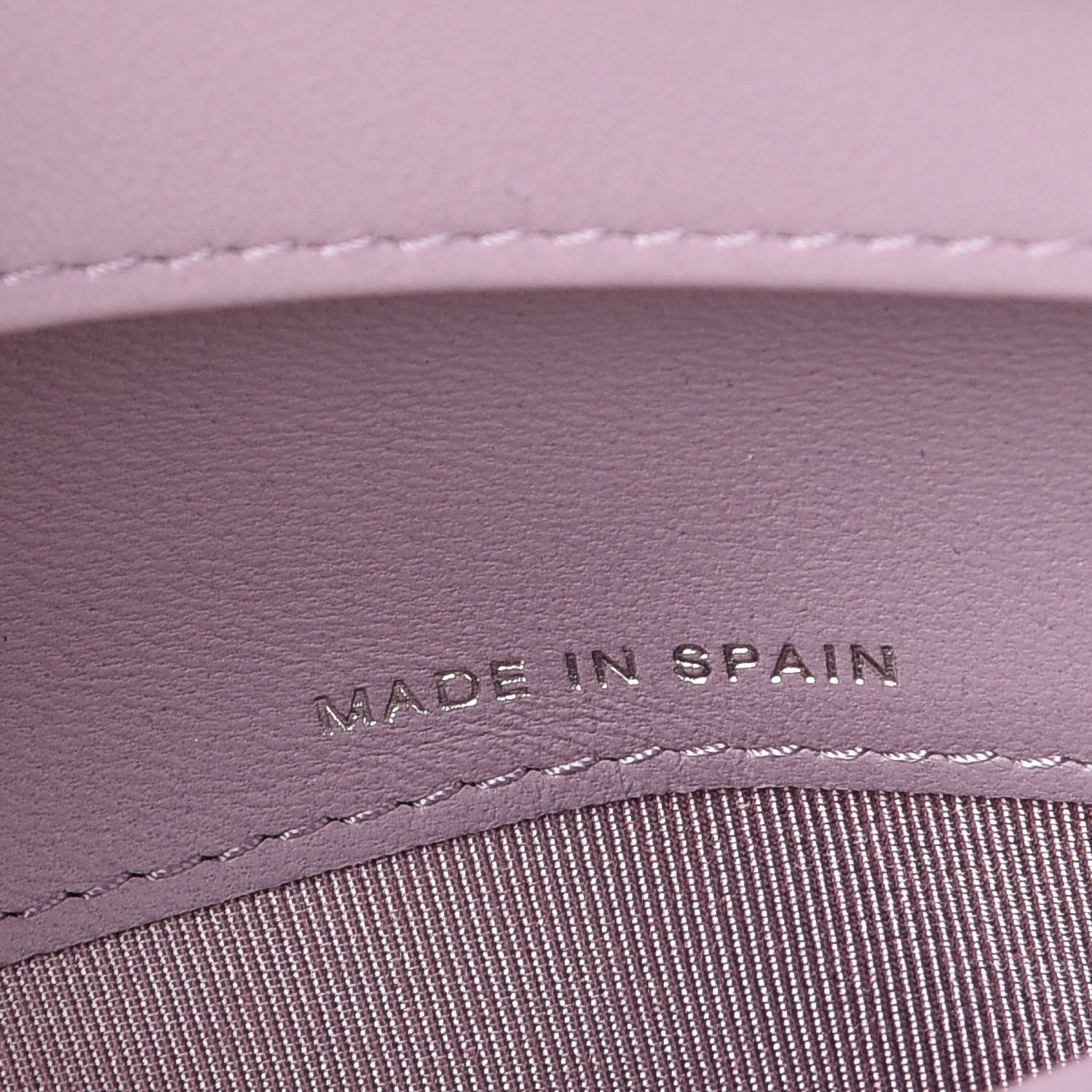 Chanel Lambskin Quilted Yen Wallet Lilac 7 of 9