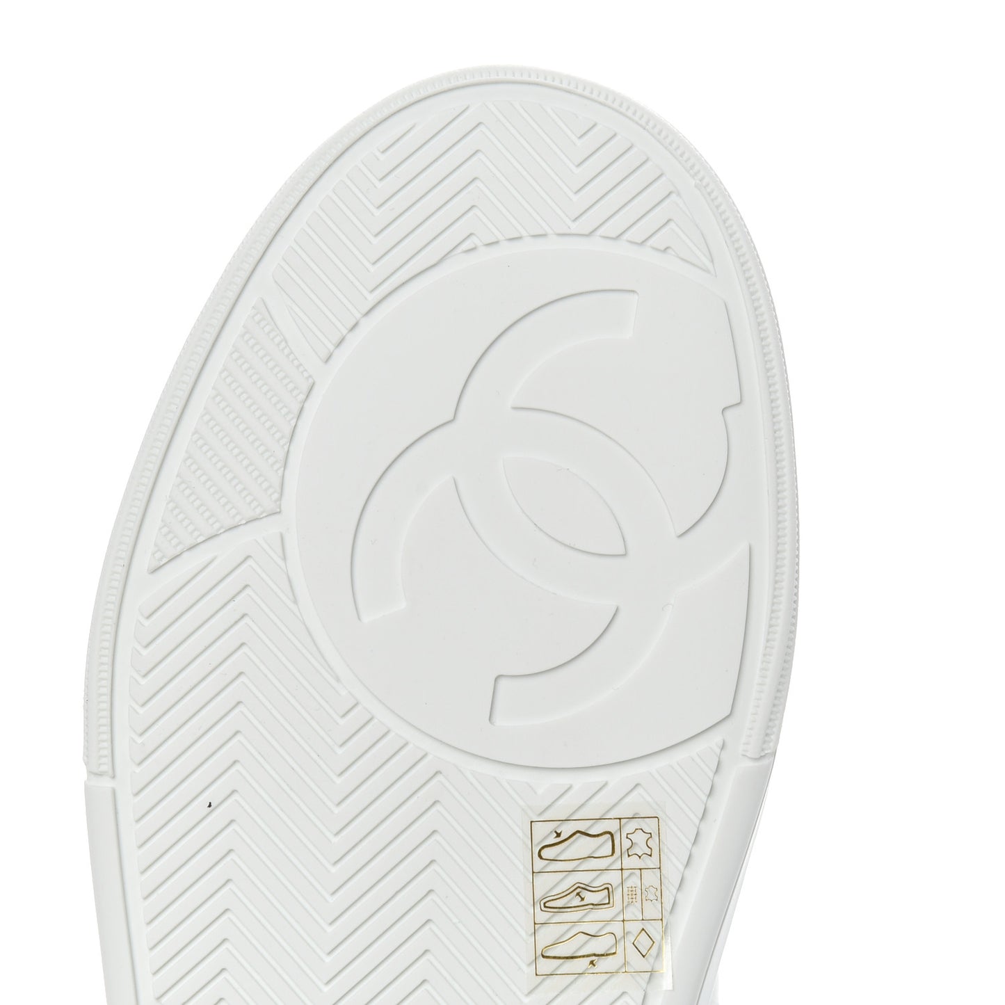 Calfskin Womens Logo Sneakers 37 White Blue