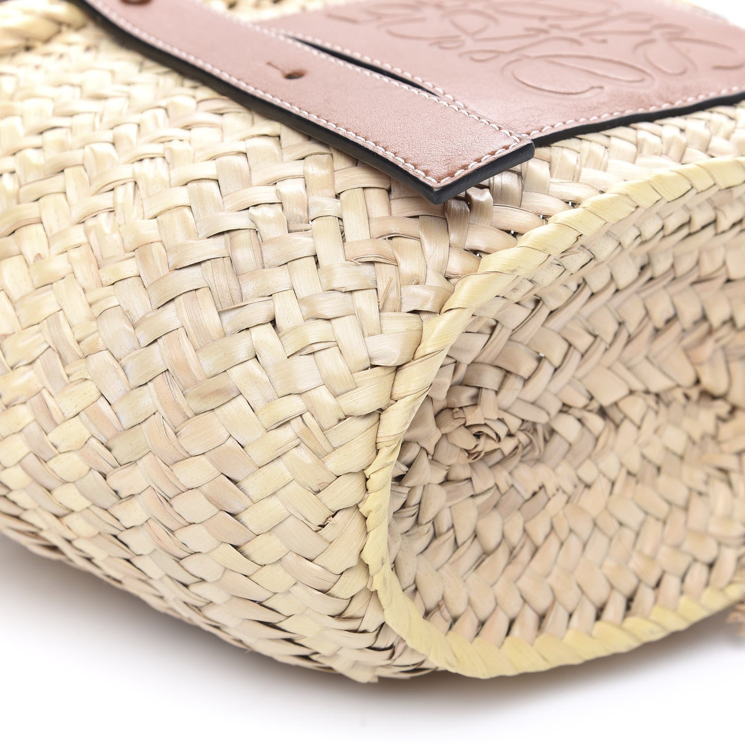 Loewe Raffia Small Basket Tote Bag Natural Tan 6 of 8