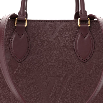 Louis Vuitton Empreinte Monogram Giant Onthego MM Wine 7 of 13