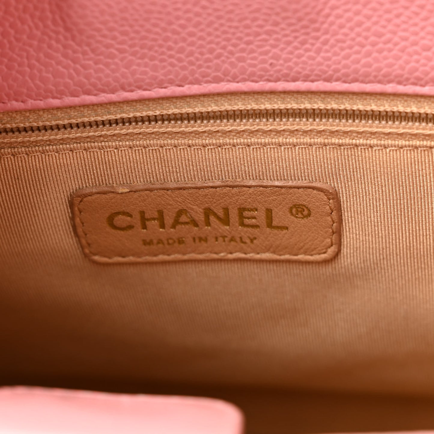 Caviar Quilted Petit Shopping Tote PST Pink