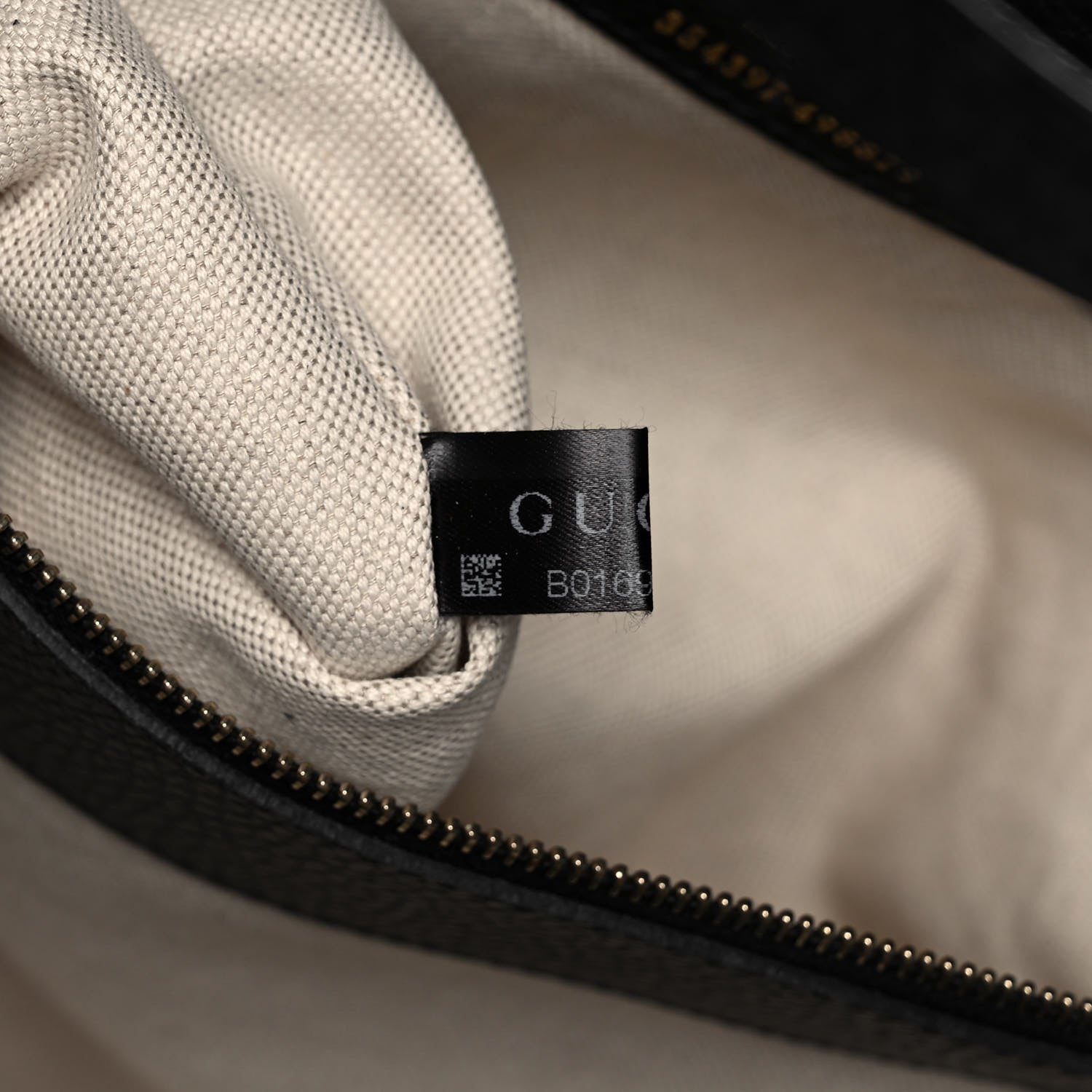 Gucci Pebbled Calfskin Medium Swing Tote Black 7 of 16