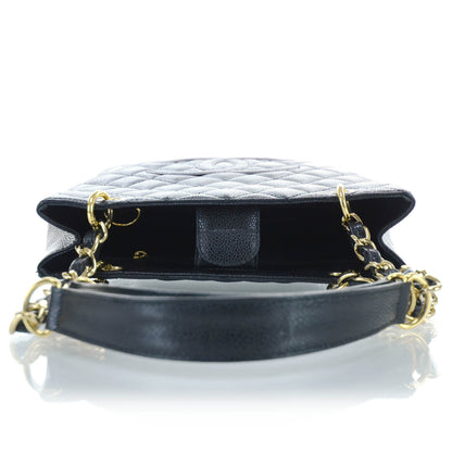 Chanel Caviar Petit Shopping Tote PST Black GHW 5 of 11