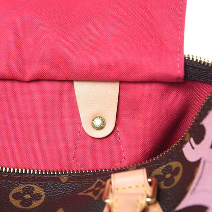 Louis Vuitton Monogram Bay Speedy 30 Rose Ballerine Poppy 6 of 13