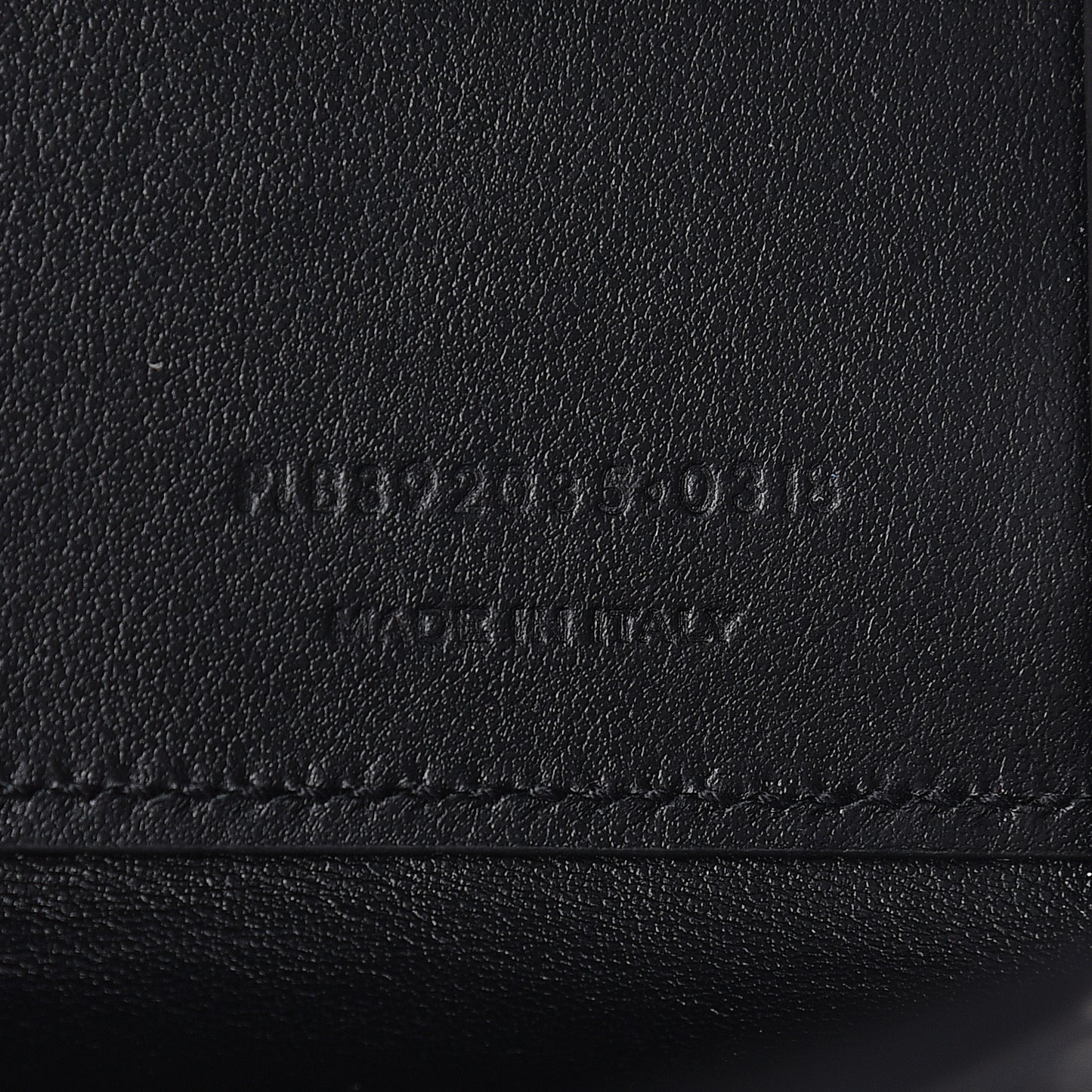 Grained Calfskin Nano Sac De Jour Black