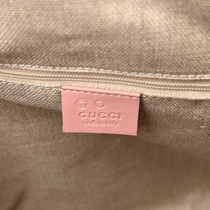 Gucci Soft Microguccissima Large Dome Satchel Soft Pink 6 of 10