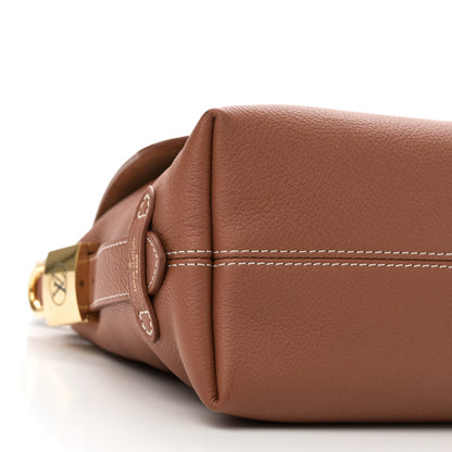 Louis Vuitton Grained Calfskin Low Key Messenger Cognac 9 of 11