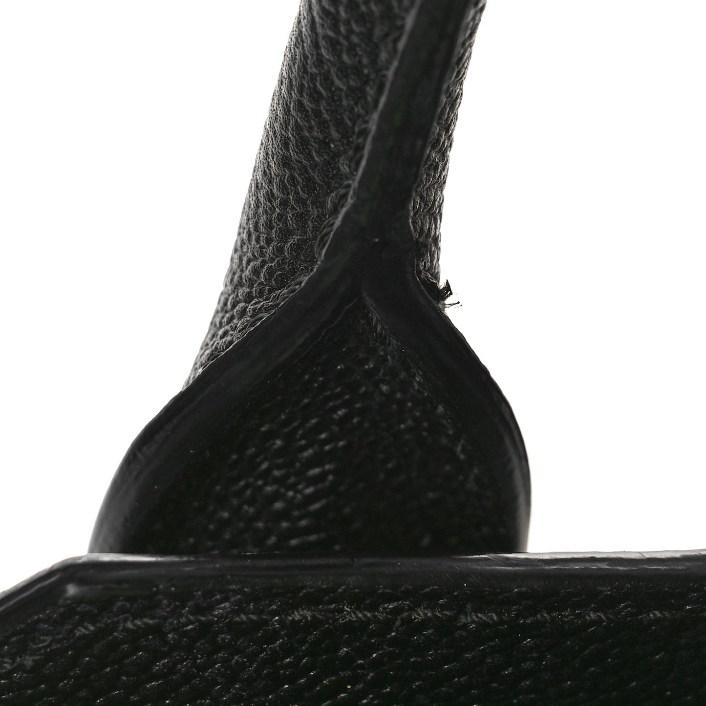 Soft Grain Calfskin Medium Buckle Tote Black